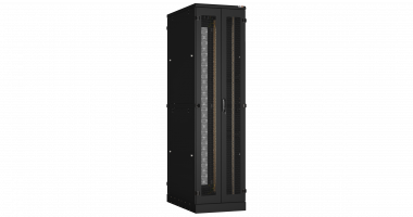 Фотография товара 'TLK TFA-476012-WHWH-BK Напольный шкаф 19", 47U, перфорированные двухстворчатые двери'