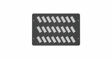 Фотография товара 'TLK TLK-BLNK-FAN-P2-BK Заглушка проема вентиляторного блока на 4,6 вентиляторов для шкафов TFR-R2 и TFA'