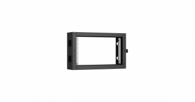 Фотография товара 'TLK TWC-066015-BS-BK Пристенная поворотная секция 19", 6U, Ш600хВ370хГ156мм'