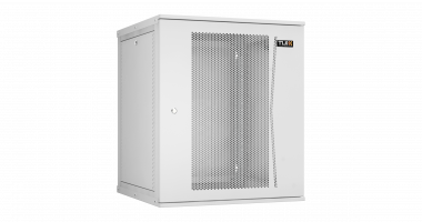 Фотография товара 'TLK TWI-156060-R-P-GY Настенный разборный шкаф 19", 15U, перфорированная дверь, Ш600хВ703хГ600мм'