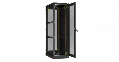 Фотография товара 'TLK TFA-3360-G-BK Дверь одностворчатая с оправой под стекло на раме с замком и петлями'