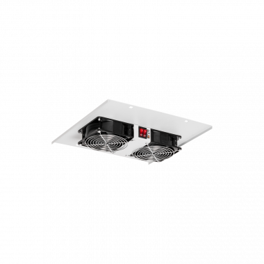 Фотография товара 'TLK TLK-FAN2-I-GY Вентиляторный блок на 2 вентилятора для шкафов TFI-R всех глубин и TWI-R'