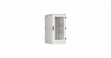 Фотография товара 'TLK TFA-246010-PMPM-GY Напольный шкаф 19", 24U, перфорированная дверь'