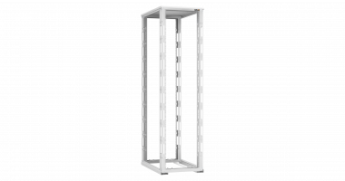 Фотография товара 'TLK TRD-476010-R-GY Монтажная стойка двухрамная с разборной рамой 19", 47U, Ш600xВ2217xГ1000мм'