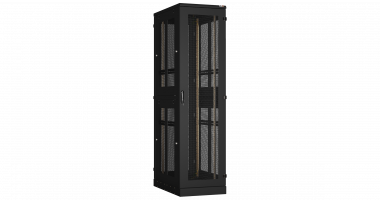 Фотография товара 'TLK TFA-476010-PHMH-BK Напольный шкаф 19", 47U, перфорированная передняя дверь'
