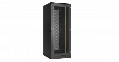 Фотография товара 'TLK TFA-428080-PMPM-BK Напольный шкаф 19", 42U, перфорированные двери'