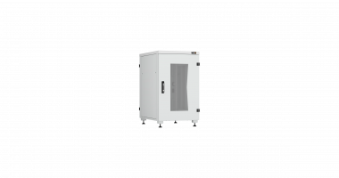 Фотография товара 'TLK TFI-186080-GMMM-R-GY Напольный шкаф серии Lite II 19", 18U, стеклянная дверь'