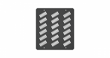 Фотография товара 'TLK TLK-BLNK-FAN4-P-I-BK Заглушка проема вентиляторного блока для шкафов серии LITE II'