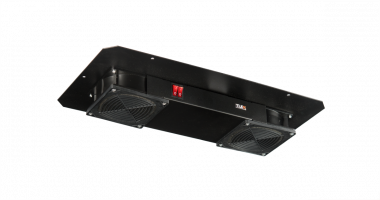 Фотография товара 'TLK TLK-FAN2-F-BK Вентиляторный блок для настенных шкафов серии TWM, TWC-R, для напольных шкафов серии TFR-R'