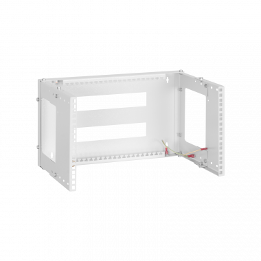 Фотография товара 'TLK TRW-065035-GY Настенная регулируемая монтажная рама 19", 6U, Ш505хВ277мм, глубина 233-350мм'