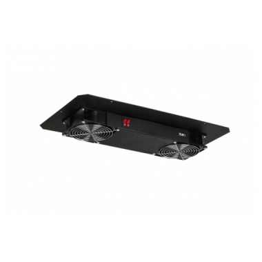 Фотография товара 'TLK TLK-FAN2-I-BK Вентиляторный блок на 2 вентилятора для шкафов'