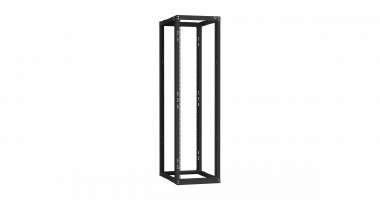 Фотография товара 'TLK TRK-425510-R-BK Монтажная стойка двухрамная раздвижная 19", 42U, Ш550xВ1995xГ(600-1000) мм'