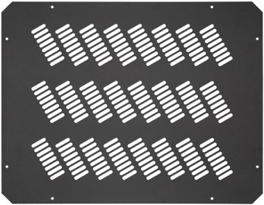 Фотография товара 'TLK TLK-BLNK-FAN2-P2-BK Заглушка проема вентиляторного блока на 2 вентилятора для шкафов TFR-R2'