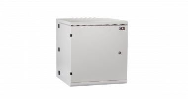 Фотография товара 'TLK TWM-066060-M-GY Настенный двухсекционный шкаф 19", 6U, металлическая дверь'