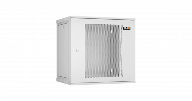 Фотография товара 'TLK TWI-126045-R-P-GY Настенный разборный шкаф 19", 12U, перфорированная дверь, Ш600хВ569хГ450мм'