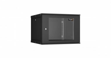 Фотография товара 'TLK TWI-096060-R-G-BK Настенный разборный шкаф 19", 9U, стеклянная дверь, Ш600хВ436хГ600мм'
