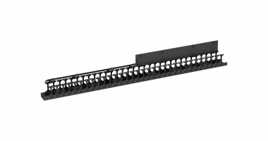 Фотография товара 'TLK TLK-OV70-33U-BK Органайзер кабельный вертикальный, 33U, для шкафов шириной 800мм'