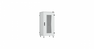 Фотография товара 'TLK TFI-246060-GMMM-R-GY Напольный шкаф серии Lite II 19", 24U, стеклянная дверь'