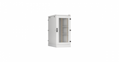 Фотография товара 'TLK TFA-246080-PMMM-GY Напольный шкаф 19", 24U, перфорированная и металлическая двери'