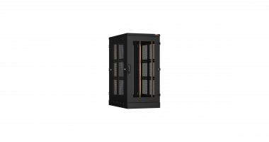 Фотография товара 'TLK TFA-246010-GPPP-BK Напольный шкаф 19", 24U, стеклянная передняя дверь'