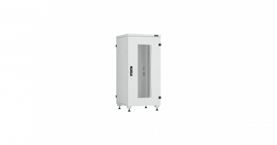 Фотография товара 'TLK TFI-246060-PMMM-R-GY Напольный шкаф серии Lite II 19", 24U, перфорированная дверь'