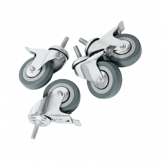 Фотография товара 'TLK TLK-CB4B-I Ролики поворотные с тормозом для напольных шкафов TFI, болтовое крепление М10'