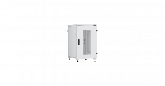 Фотография товара 'TLK TFI-186080-PMPM-R-GY Напольный шкаф серии Lite II 19", 18U, перфорированные двери'