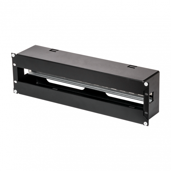 Фотография товара 'TLK TLK-EP25-3U-BK Панель 19" с DIN-рейкой, 3U, Ш481хВ133хГ97мм'