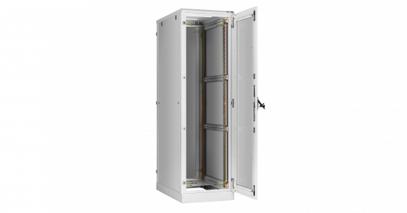 Фотография товара 'TLK TFA-4760-G-GY Дверь одностворчатая с оправой под стекло на раме с замком и петлями'