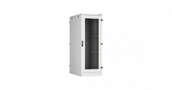 Фотография товара 'TLK TFA-336080-GMMM-GY Напольный шкаф 19", 33U, стеклянная дверь'