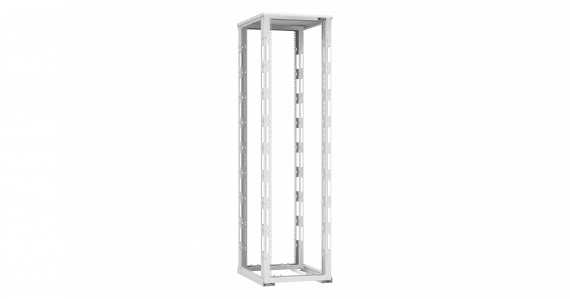 Фотография товара 'TLK TRD-476080-R-GY Монтажная стойка двухрамная с разборной рамой 19", 47U, Ш600xВ2217xГ800мм'