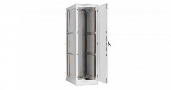 Фотография товара 'TLK TFA-3360-P-GY Дверь одностворчатая перфорированная на раме с замком и петлями'