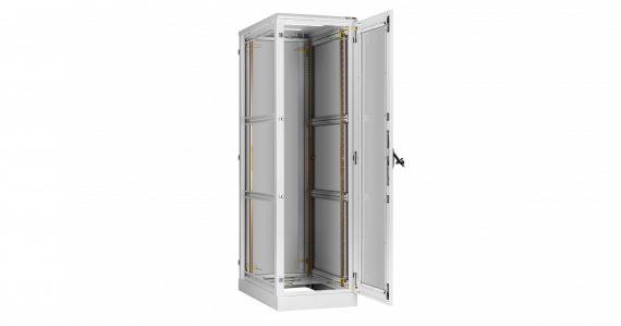 Фотография товара 'TLK TFA-4260-G-GY Дверь одностворчатая с оправой под стекло на раме с замком и петлями'