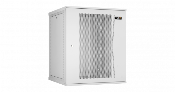 Фотография товара 'TLK TWI-156060-R-P-GY Настенный разборный шкаф 19", 15U, перфорированная дверь, Ш600хВ703хГ600мм'