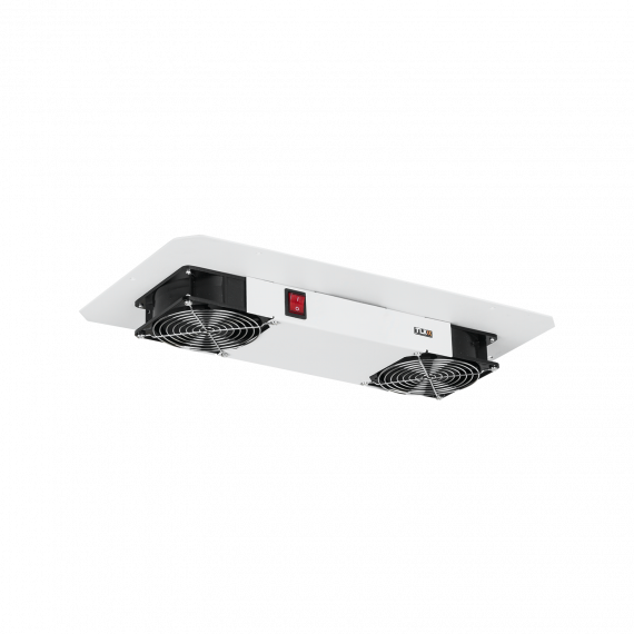 Фотография товара 'TLK TLK-FAN2-GY Вентиляторный блок для настенных шкафов серии TWC-R, для напольных шкафов серии TFR-R'