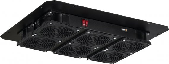 Фотография товара 'TLK TLK-FAN6-F2-BK Вентиляторный блок, 6 вентиляторов, с фильтром, без шнура питания'