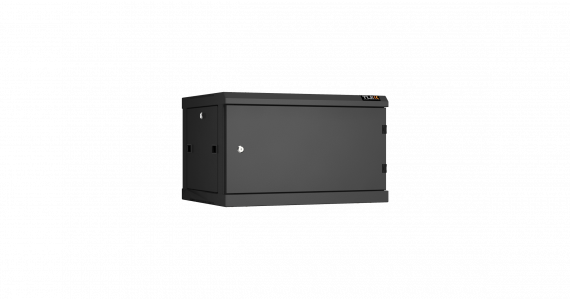 Фотография товара 'TLK TWC-066045-R-M-BK Настенный разборный шкаф 19", 6U, металлическая дверь, Ш600хВ370хГ450мм'