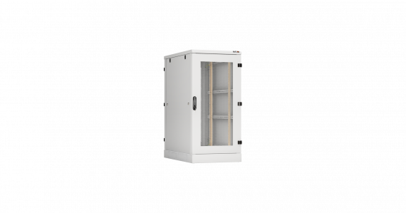 Фотография товара 'TLK TFA-246010-PMPM-GY Напольный шкаф 19", 24U, перфорированная дверь'
