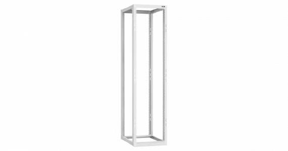 Фотография товара 'TLK TRK-475510-R-GY Монтажная стойка двухрамная раздвижная 19", 47U, Ш550xВ2220xГ(600 -1000) мм'