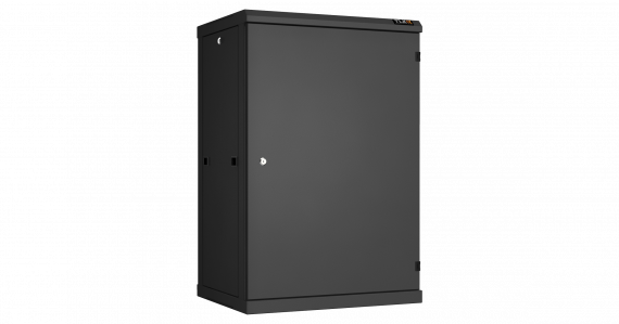 Фотография товара 'TLK TWC-186045-R-M-BK Настенный разборный шкаф 19", 18U, металлическая дверь, Ш600хВ904хГ450мм'