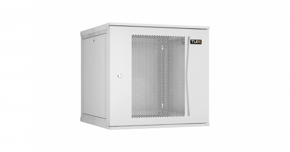 Фотография товара 'TLK TWI-126060-R-P-GY Настенный разборный шкаф 19", 12U, перфорированная дверь, Ш600хВ569хГ600мм'