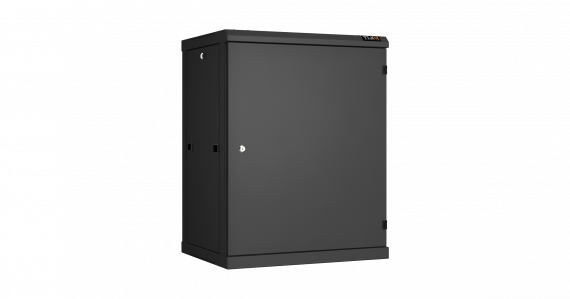 Фотография товара 'TLK TWC-156045-R-M-BK Настенный разборный шкаф 19", 15U, металлическая дверь, Ш600хВ770хГ450мм'