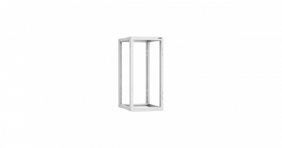 Фотография товара 'TLK TRK-245510-R-GY Монтажная стойка двухрамная раздвижная 19", 24U, Ш550xВ1195xГ(600-1000) мм'