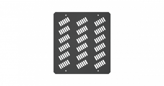 Фотография товара 'TLK TLK-BLNK-FAN4-P-I-BK Заглушка проема вентиляторного блока для шкафов серии LITE II'