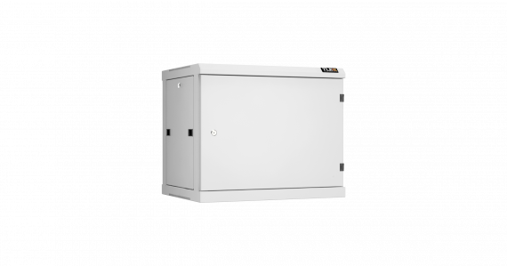 Фотография товара 'TLK TWC-096045-R-M-GY Настенный разборный шкаф 19", 9U, металлическая дверь, Ш600хВ503хГ450мм'