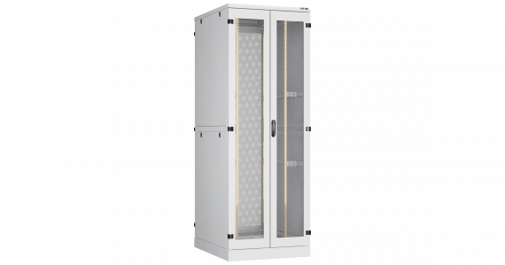 Фотография товара 'TLK TFA-478080-GHMH-GY Напольный шкаф 19", 47U, передняя дверь стекло'