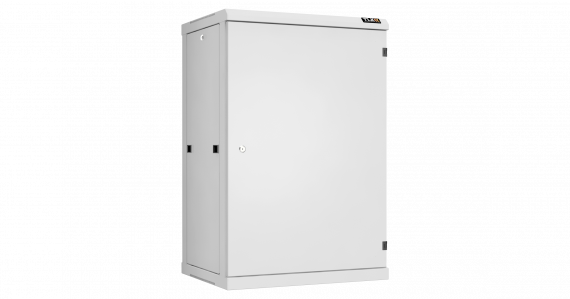 Фотография товара 'TLK TWC-186045-R-M-GY Настенный разборный шкаф 19", 18U, металлическая дверь, Ш600хВ904хГ450мм'