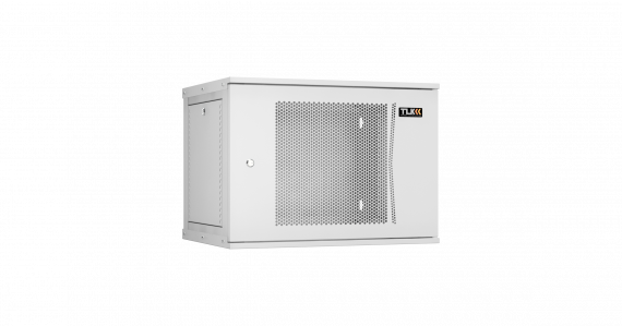 Фотография товара 'TLK TWI-096045-R-P-GY Настенный разборный шкаф 19", 9U, перфорированная дверь, Ш600хВ436хГ450мм'