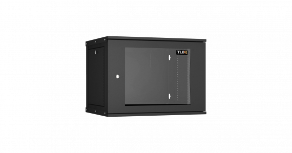 Фотография товара 'TLK TWI-096045-R-G-BK Настенный разборный шкаф 19", 9U, стеклянная дверь, Ш600хВ436хГ450мм'