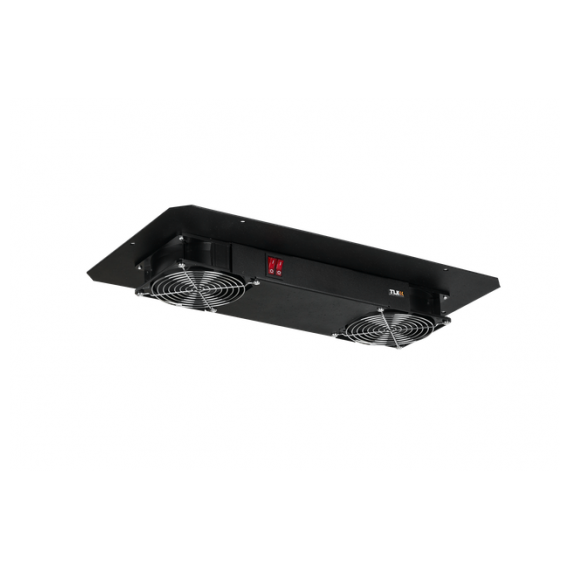 Фотография товара 'TLK TLK-FAN2-I-BK Вентиляторный блок на 2 вентилятора для шкафов'